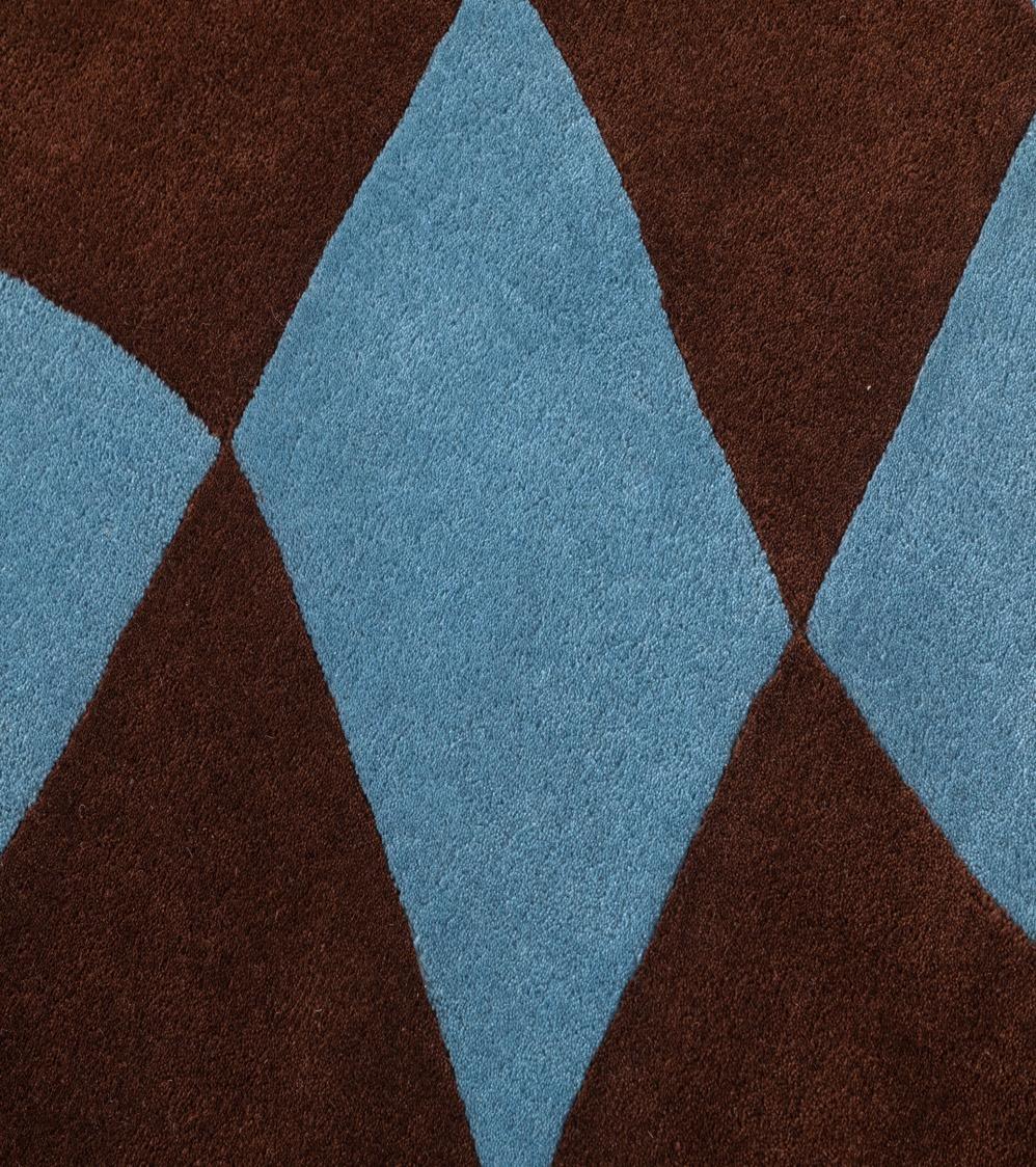Giglio Rug - Blu e Marrone - Image 8