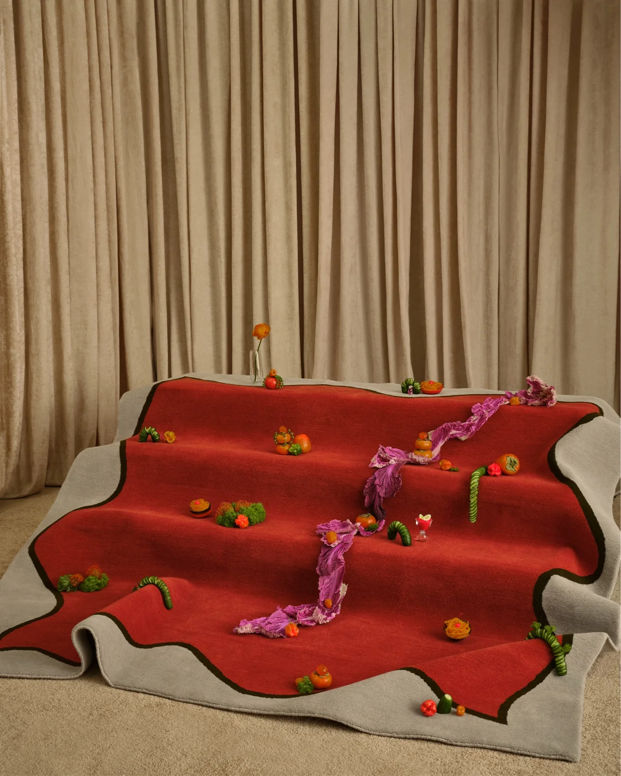 Nebula Rug - Crimson - Image 2