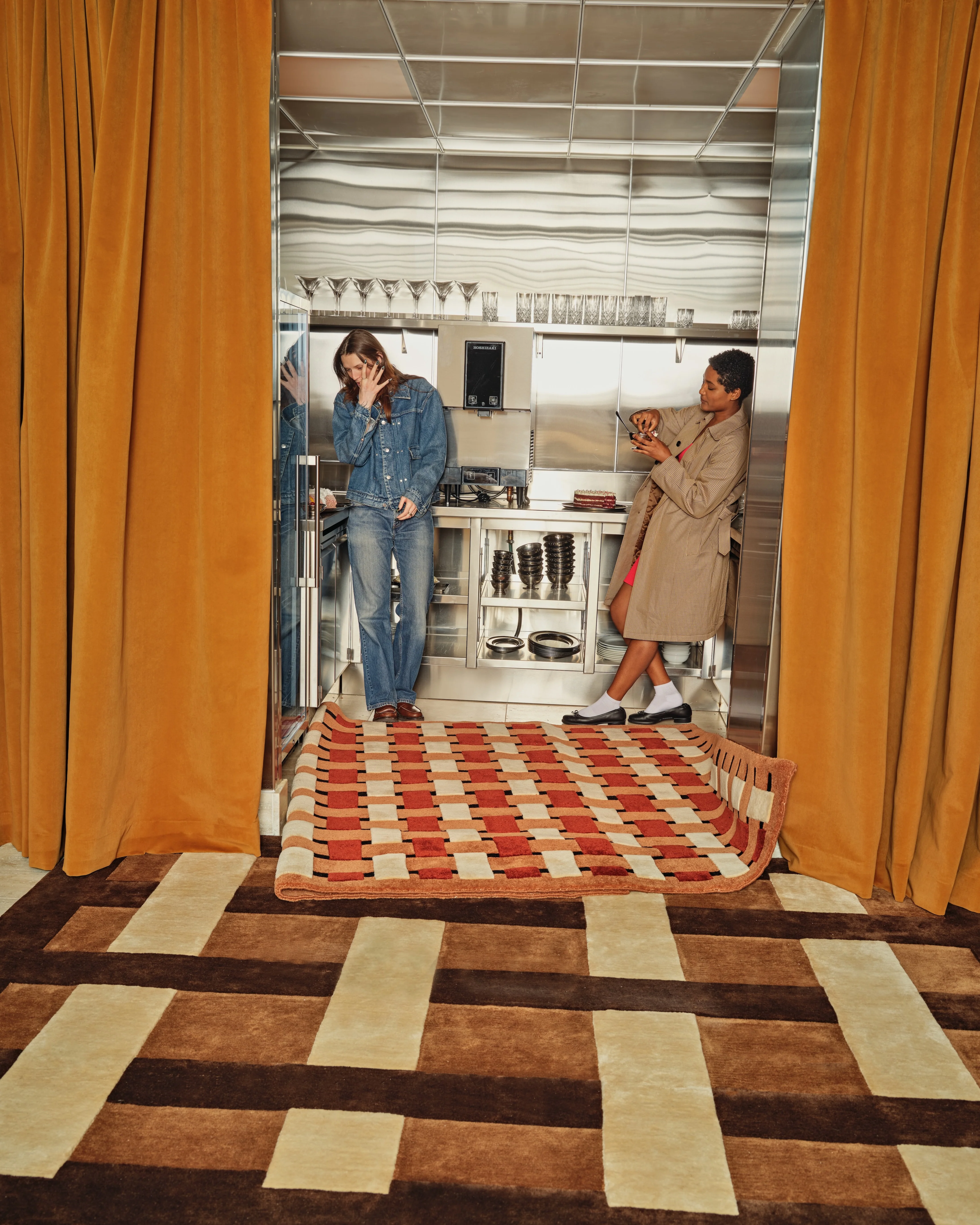 Wide Weave Rug - Café - Image 2
